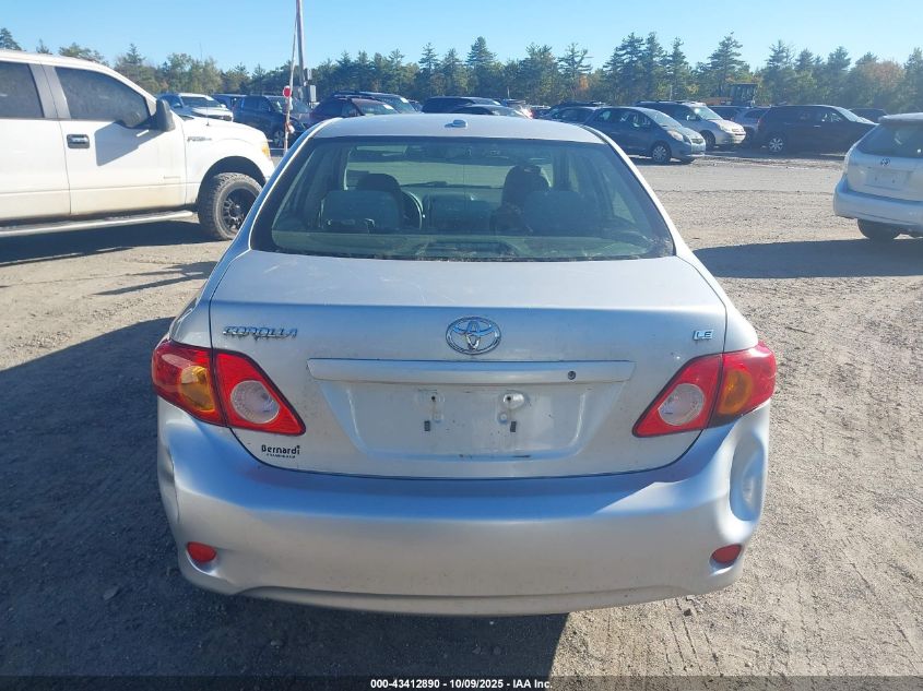 2009 Toyota Corolla Le VIN: JTDBL40E099043832 Lot: 43412890