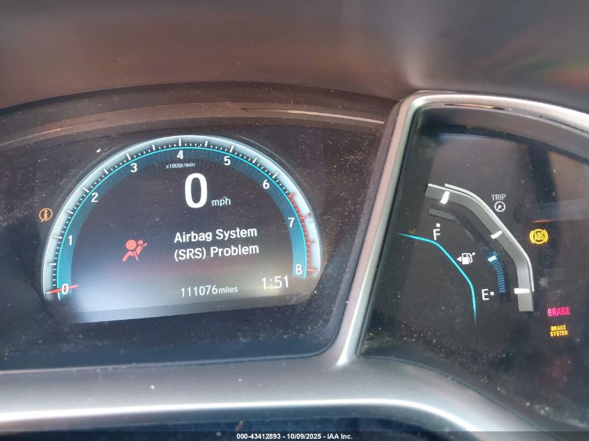 2016 Honda Civic Ex-L VIN: 19XFC1F75GE206542 Lot: 43412893