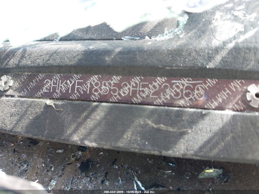 2003 Honda Pilot Ex-L VIN: 2HKYF18553H523366 Lot: 43412899