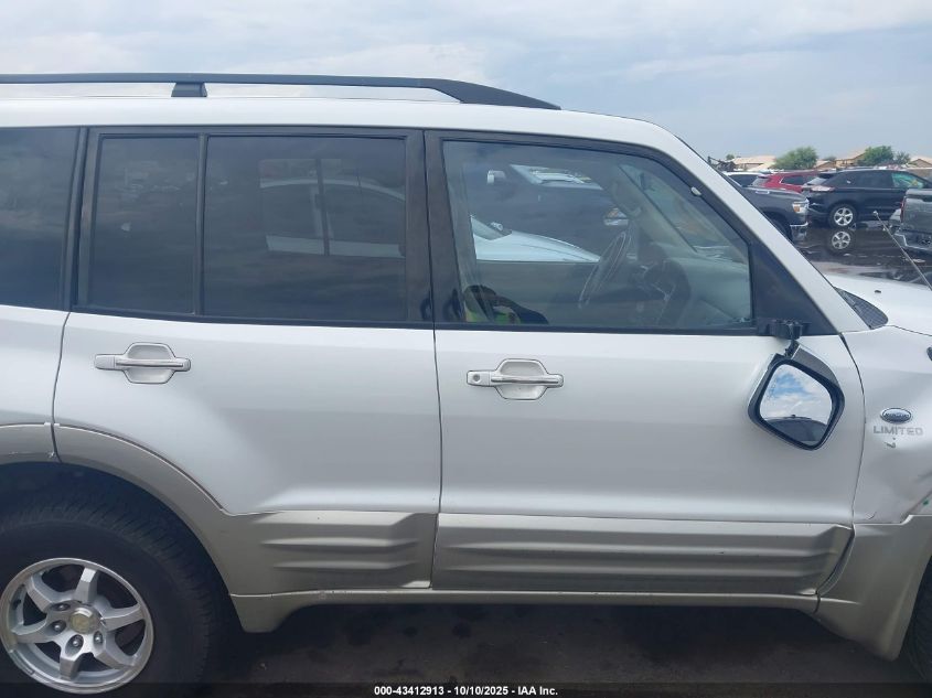 2002 Mitsubishi Montero Limited VIN: JA4MW51R22J057138 Lot: 43412913