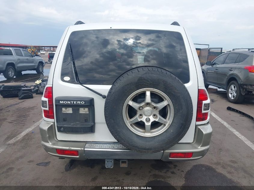 2002 Mitsubishi Montero Limited VIN: JA4MW51R22J057138 Lot: 43412913
