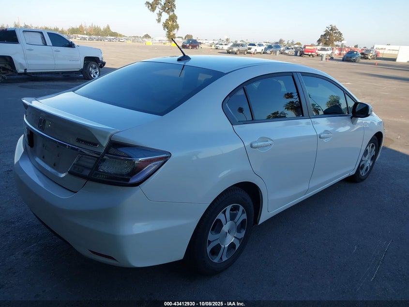 2013 HONDA CIVIC HYBRID 19XFB4F25DE201281