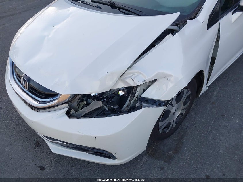 2013 HONDA CIVIC HYBRID 19XFB4F25DE201281