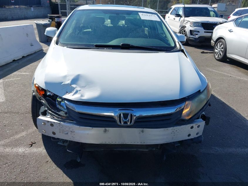 2012 Honda Civic Ex VIN: 2HGFB2F85CH594700 Lot: 43412973