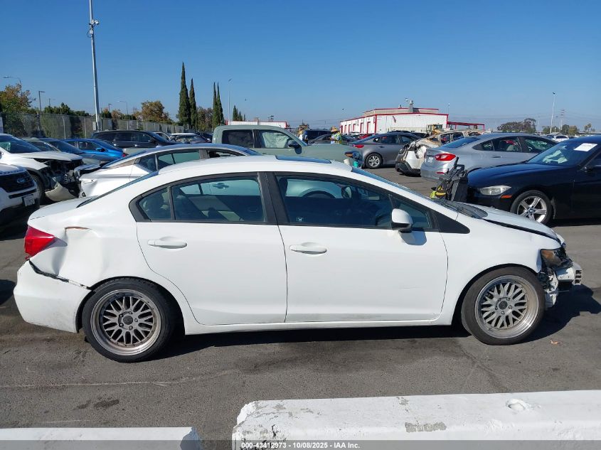 2012 Honda Civic Ex VIN: 2HGFB2F85CH594700 Lot: 43412973