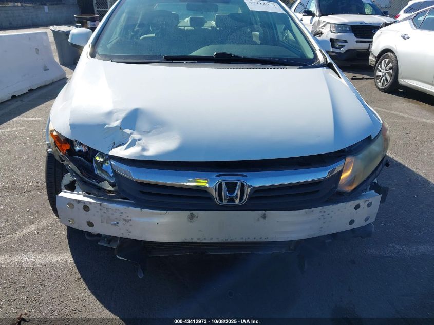 2012 Honda Civic Ex VIN: 2HGFB2F85CH594700 Lot: 43412973