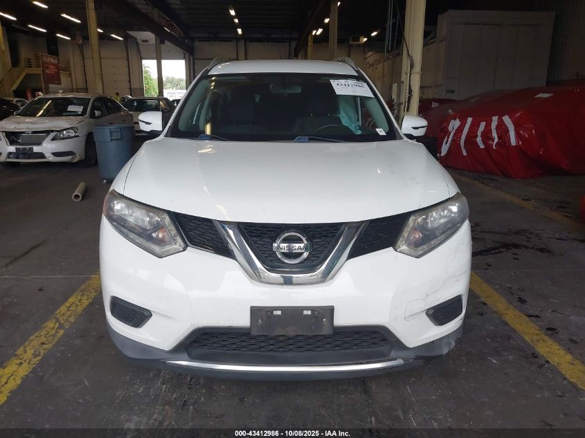 2016 Nissan Rogue S VIN: KNMAT2MV4GP667636 Lot: 43412986