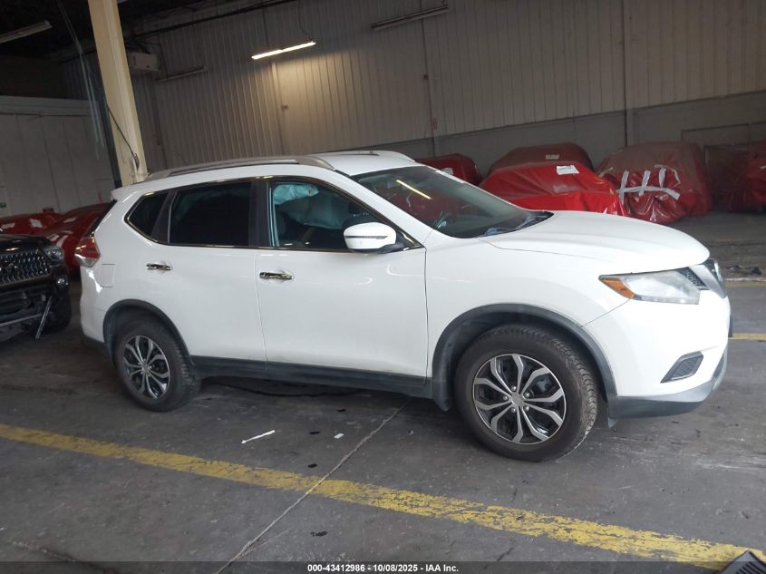 2016 Nissan Rogue S VIN: KNMAT2MV4GP667636 Lot: 43412986