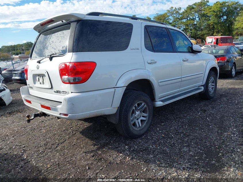 5TDBT48A75S251607 2005 TOYOTA SEQUOIA photo no. 4
