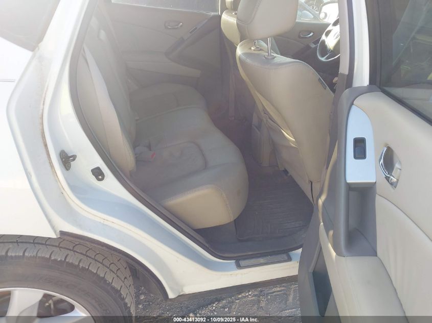 2010 Nissan Murano Sl VIN: JN8AZ1MU0AW003044 Lot: 43413092