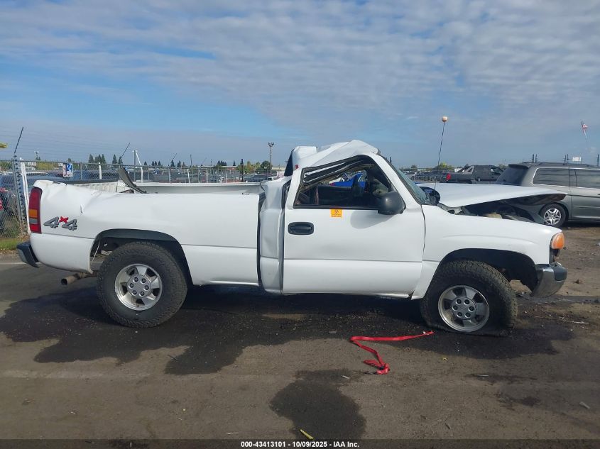 2002 GMC Sierra 1500 Standard VIN: 1GTEK14T72Z161423 Lot: 43413101