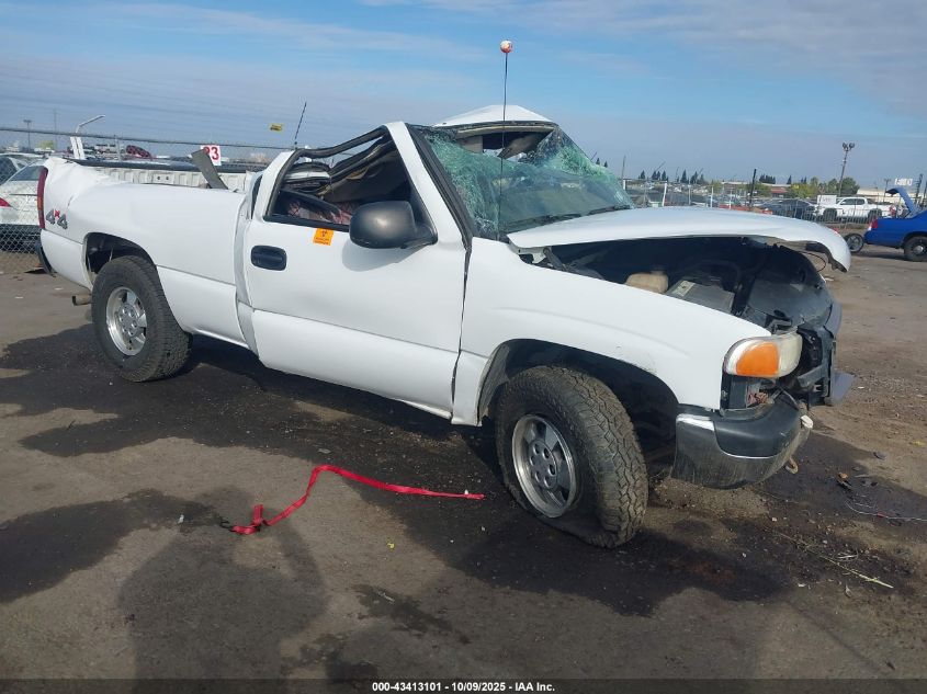 2002 GMC Sierra 1500 Standard VIN: 1GTEK14T72Z161423 Lot: 43413101