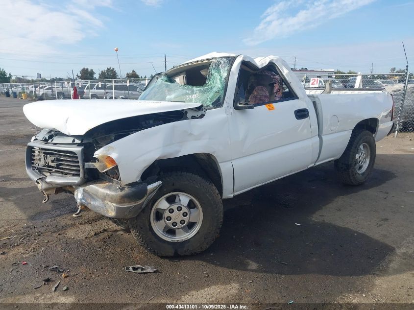 2002 GMC Sierra 1500 Standard VIN: 1GTEK14T72Z161423 Lot: 43413101