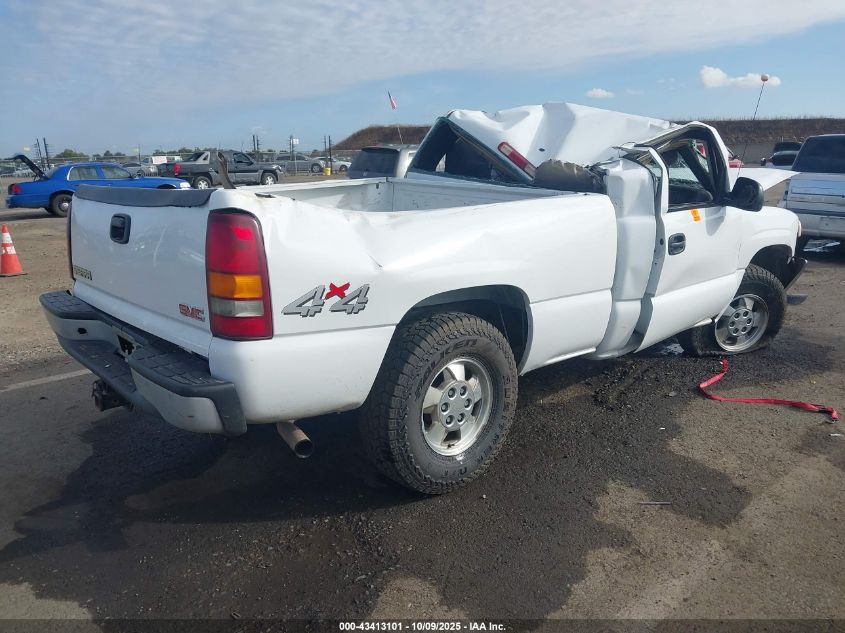 2002 GMC Sierra 1500 Standard VIN: 1GTEK14T72Z161423 Lot: 43413101