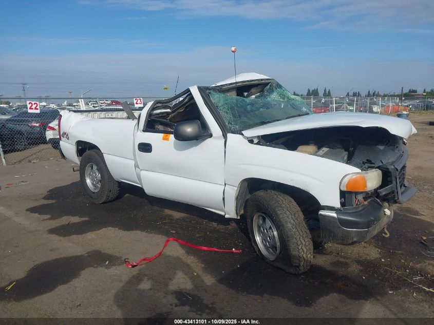 2002 GMC Sierra 1500 Standard VIN: 1GTEK14T72Z161423 Lot: 43413101