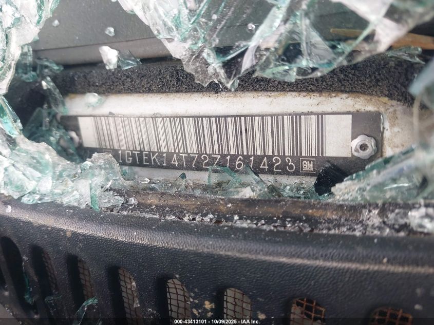 2002 GMC Sierra 1500 Standard VIN: 1GTEK14T72Z161423 Lot: 43413101