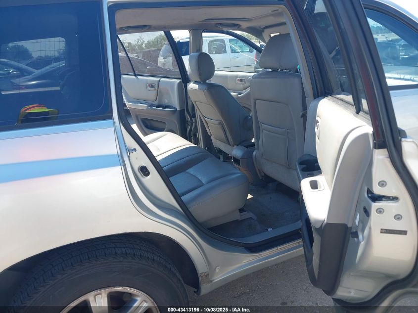 2006 Toyota Highlander V6 VIN: JTEGP21A160116647 Lot: 43413196