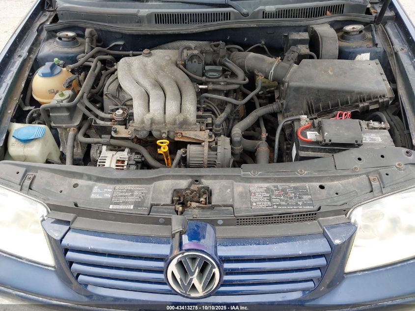 2002 Volkswagen Jetta Gls VIN: 3VWSB69M72M089543 Lot: 43413275