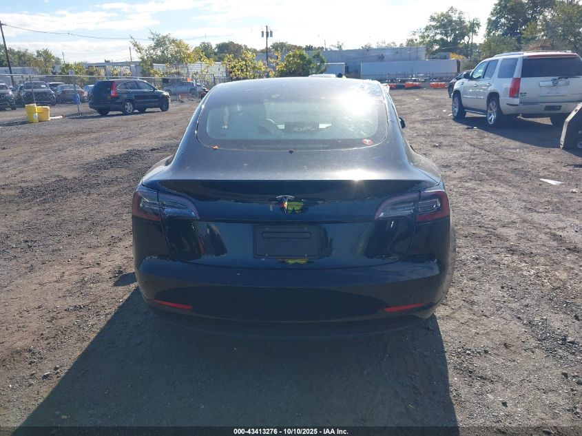 2021 Tesla Model 3 Standard Range Plus Rear-Wheel Drive VIN: 5YJ3E1EA9MF915989 Lot: 43413276