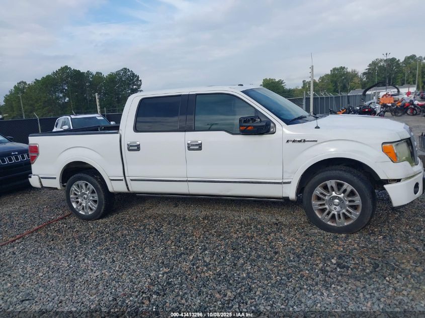 2009 Ford F-150 Platinum VIN: 1FTPW12V69FA75775 Lot: 43413296