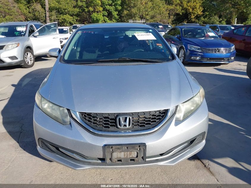 2014 Honda Civic Lx VIN: 2HGFB2F58EH515416 Lot: 43413305