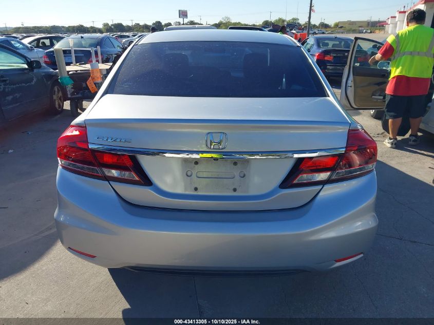 2014 Honda Civic Lx VIN: 2HGFB2F58EH515416 Lot: 43413305