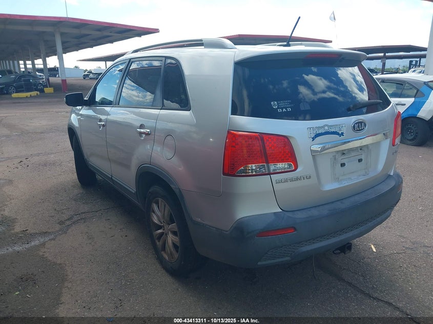 Vin: 5xyku4a27bg032428, lot: 43908129, kia sorento ex v6 20113