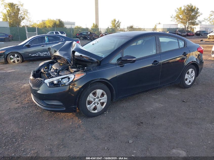 2015 KIA FORTE LX KNAFX4A61F5390082