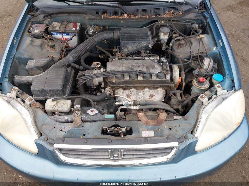 1997 Honda Civic Lx VIN: 2HGEJ6673VH563106 Lot: 43413426