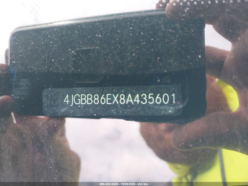 2008 Mercedes-Benz Ml 350 4Matic VIN: 4JGBB86EX8A435601 Lot: 43413436