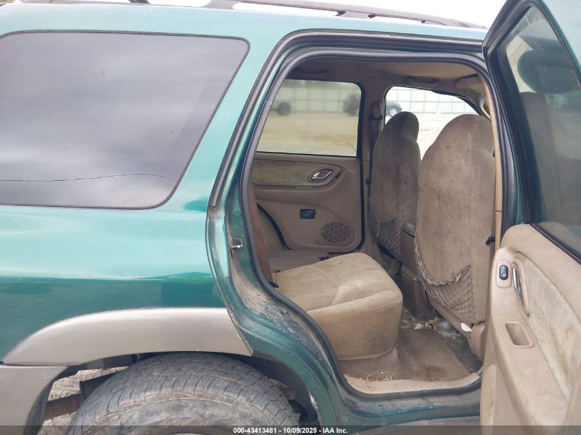 2001 Mazda Tribute Es V6/Lx V6 VIN: 4F2YU09131KM60732 Lot: 43413481