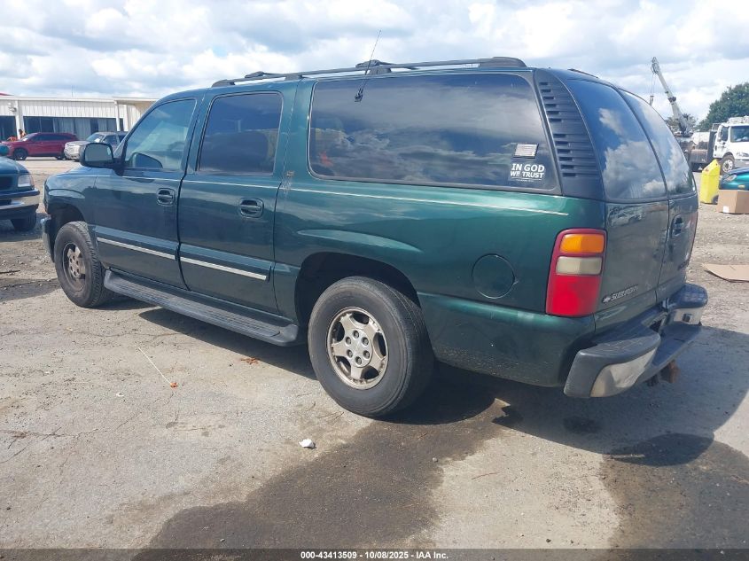 2001 Chevrolet Suburban Lt VIN: 3GNEC16T41G161055 Lot: 43413509