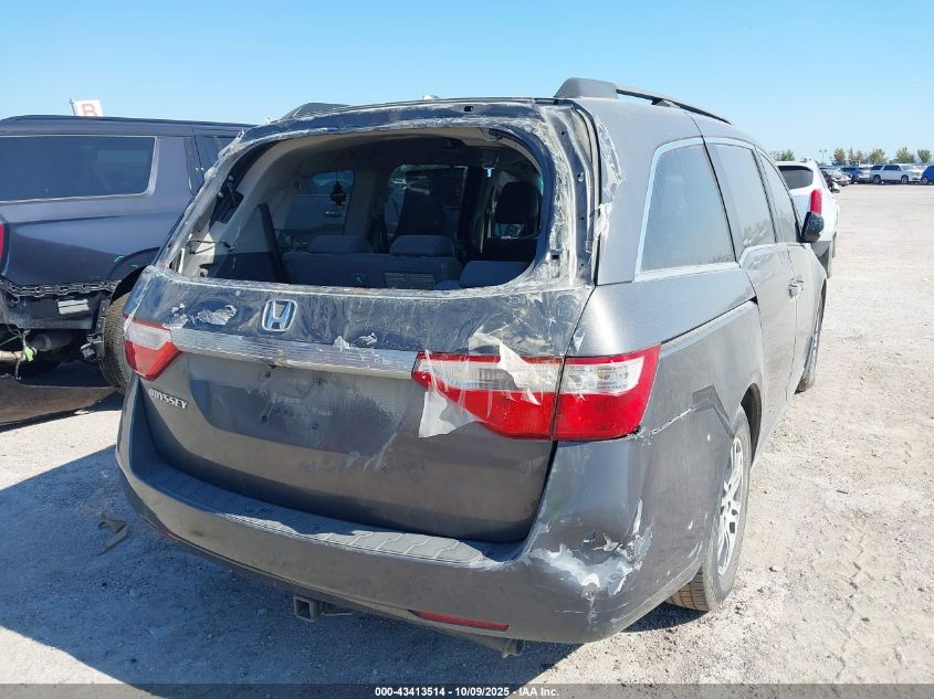 2013 Honda Odyssey Ex-L VIN: 5FNRL5H66DB069061 Lot: 43413514