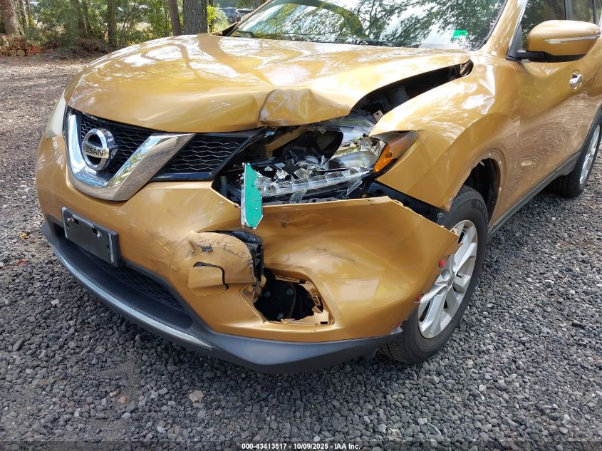 2014 Nissan Rogue Sv VIN: 5N1AT2MV7EC818310 Lot: 43413517