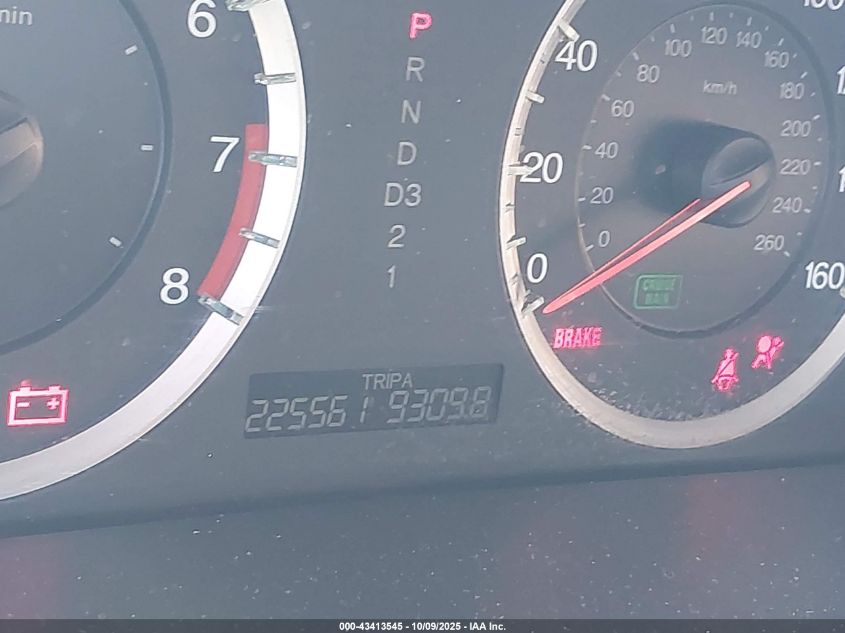 2009 Honda Accord 2.4 Lx VIN: 1HGCP26389A164885 Lot: 43413545