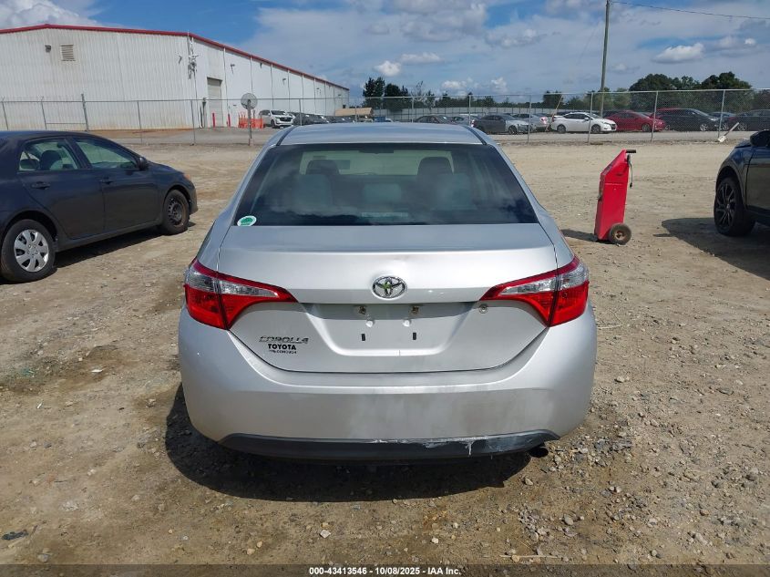 2015 Toyota Corolla L VIN: 2T1BURHE6FC459405 Lot: 43413546