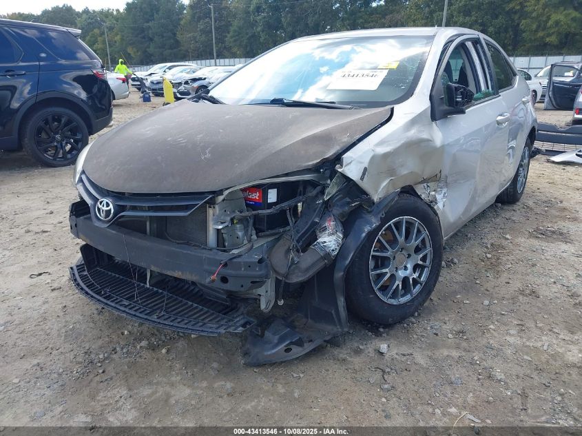 2015 Toyota Corolla L VIN: 2T1BURHE6FC459405 Lot: 43413546