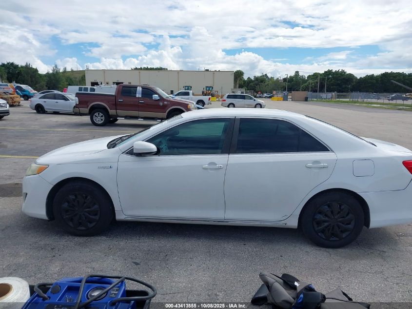 2012 Toyota Camry Hybrid Le VIN: 4T1BD1FK3CU017363 Lot: 43413555