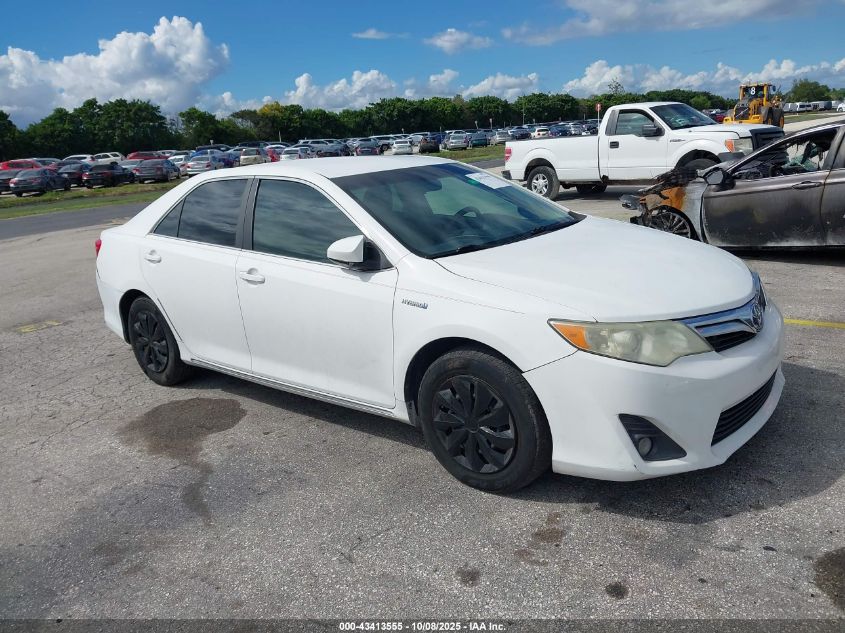 2012 Toyota Camry Hybrid Le VIN: 4T1BD1FK3CU017363 Lot: 43413555