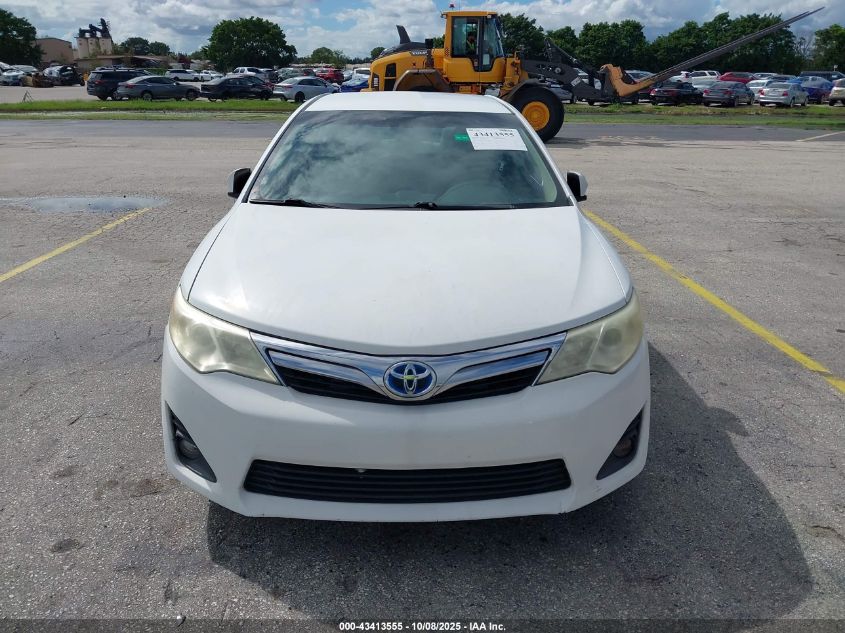 2012 Toyota Camry Hybrid Le VIN: 4T1BD1FK3CU017363 Lot: 43413555