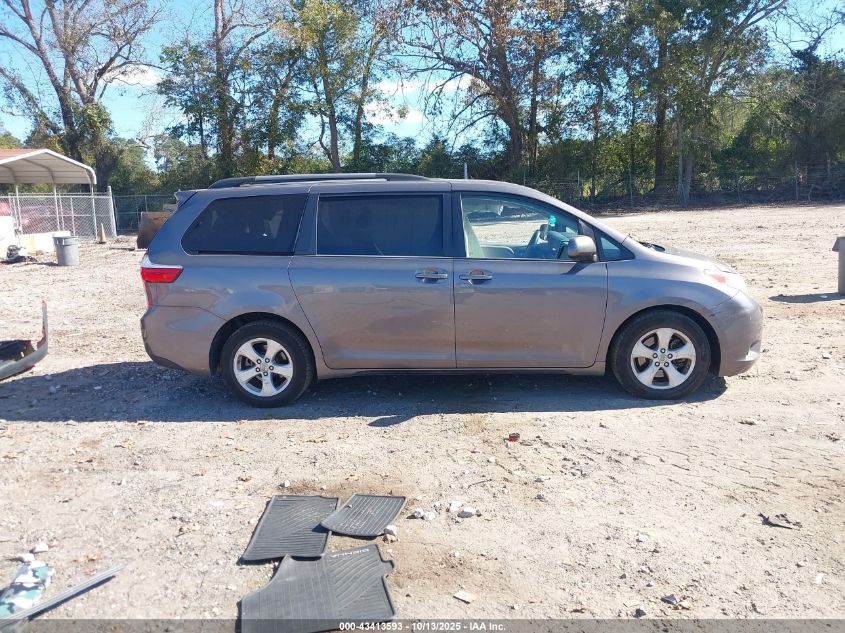 2015 Toyota Sienna Le 8 Passenger VIN: 5TDKK3DC6FS584869 Lot: 43413593