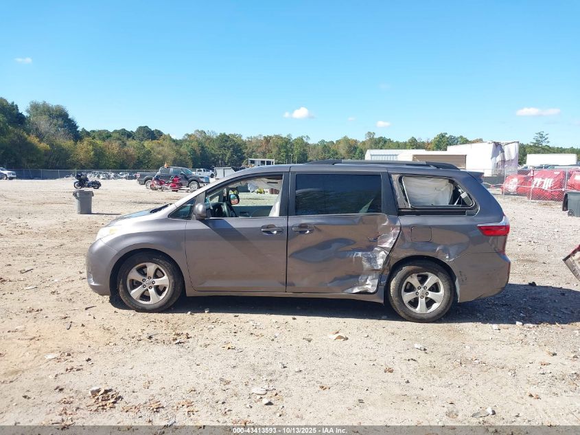 2015 Toyota Sienna Le 8 Passenger VIN: 5TDKK3DC6FS584869 Lot: 43413593