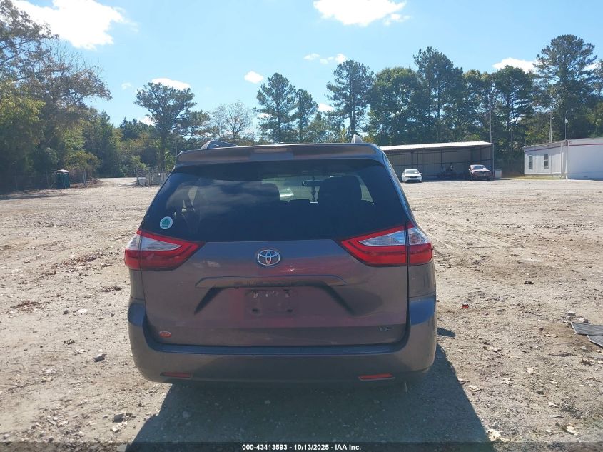 2015 Toyota Sienna Le 8 Passenger VIN: 5TDKK3DC6FS584869 Lot: 43413593