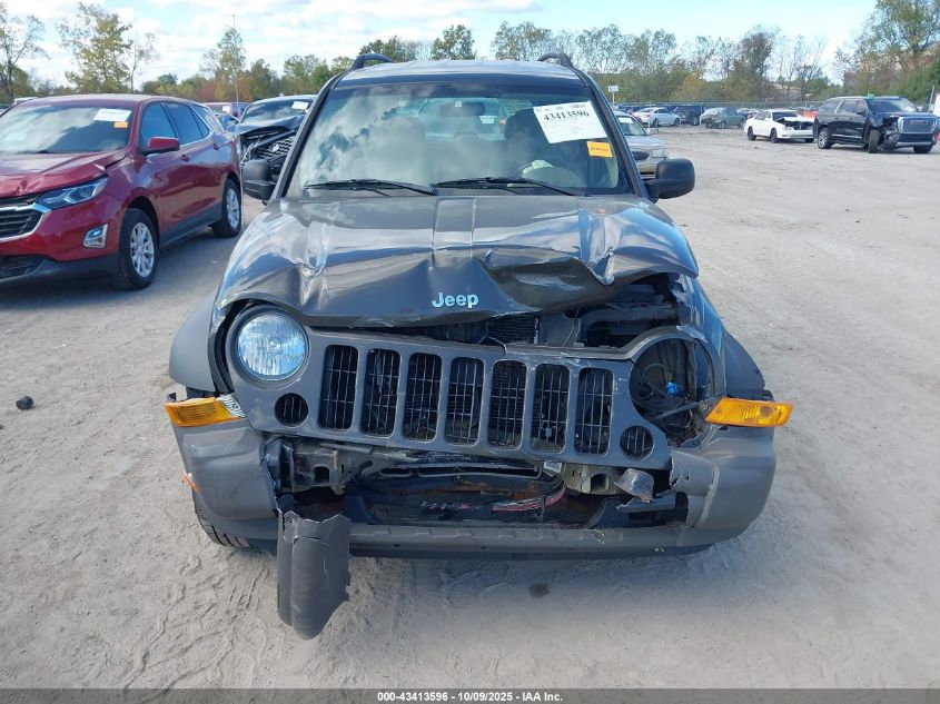2006 Jeep Liberty Sport VIN: 1J4GL48K66W227695 Lot: 43413596