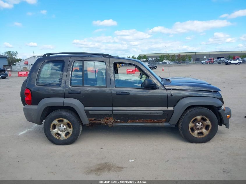 2006 Jeep Liberty Sport VIN: 1J4GL48K66W227695 Lot: 43413596