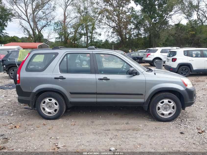 2006 Honda Cr-V Lx VIN: SHSRD68586U408652 Lot: 43413604
