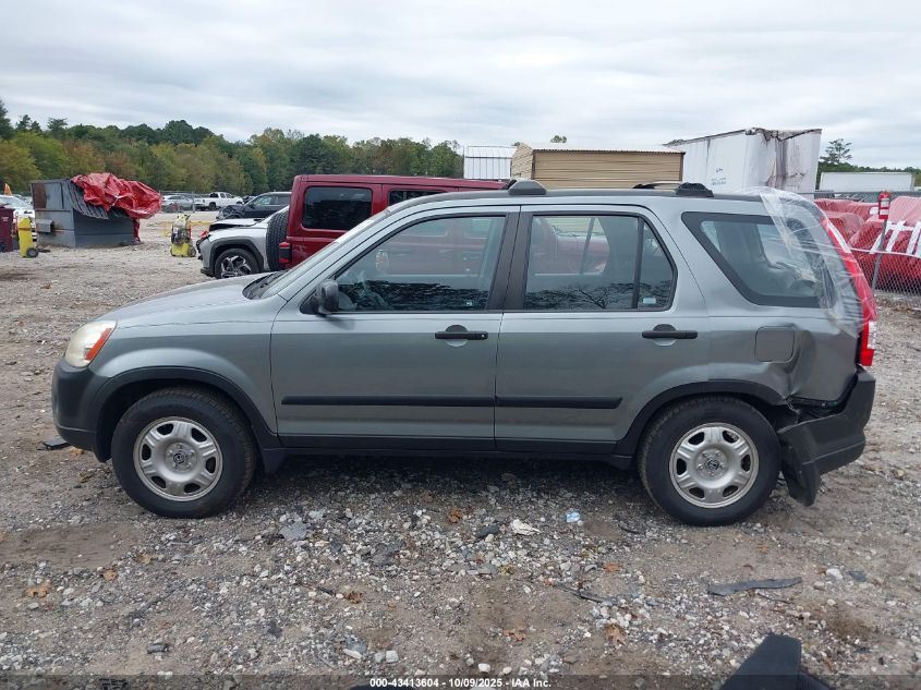 2006 Honda Cr-V Lx VIN: SHSRD68586U408652 Lot: 43413604