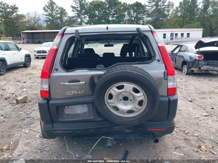 2006 Honda Cr-V Lx VIN: SHSRD68586U408652 Lot: 43413604