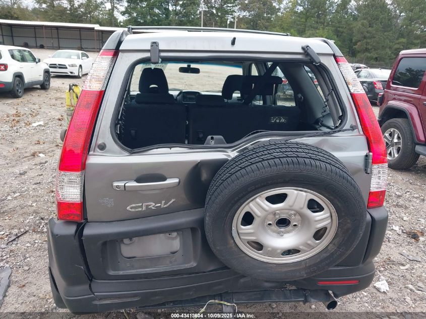 2006 Honda Cr-V Lx VIN: SHSRD68586U408652 Lot: 43413604