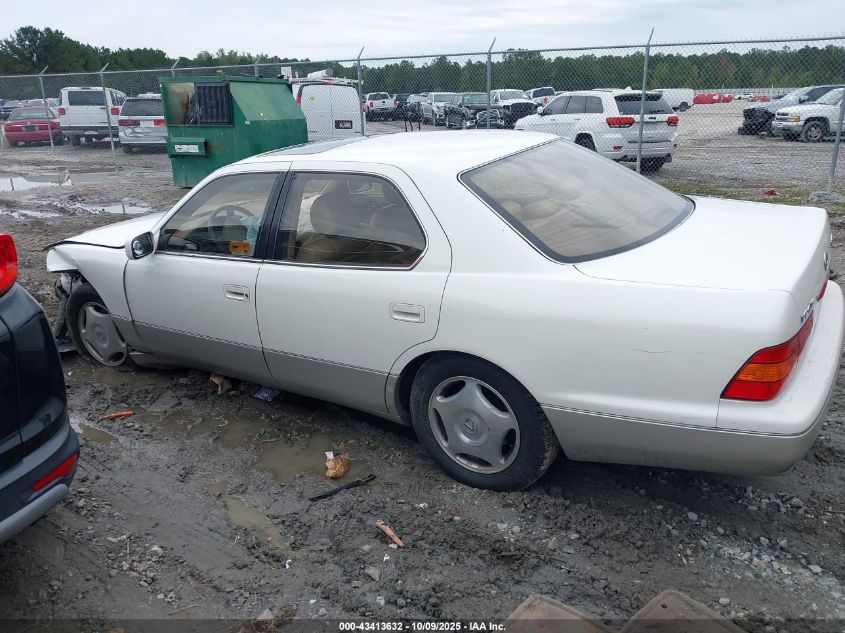 1998 Lexus Ls 400 VIN: JT8BH28F6W0105977 Lot: 43413632